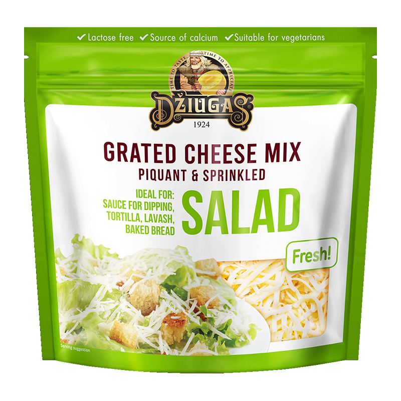 Džiugas Salad Mix reszelt sajtkeverék 200 g