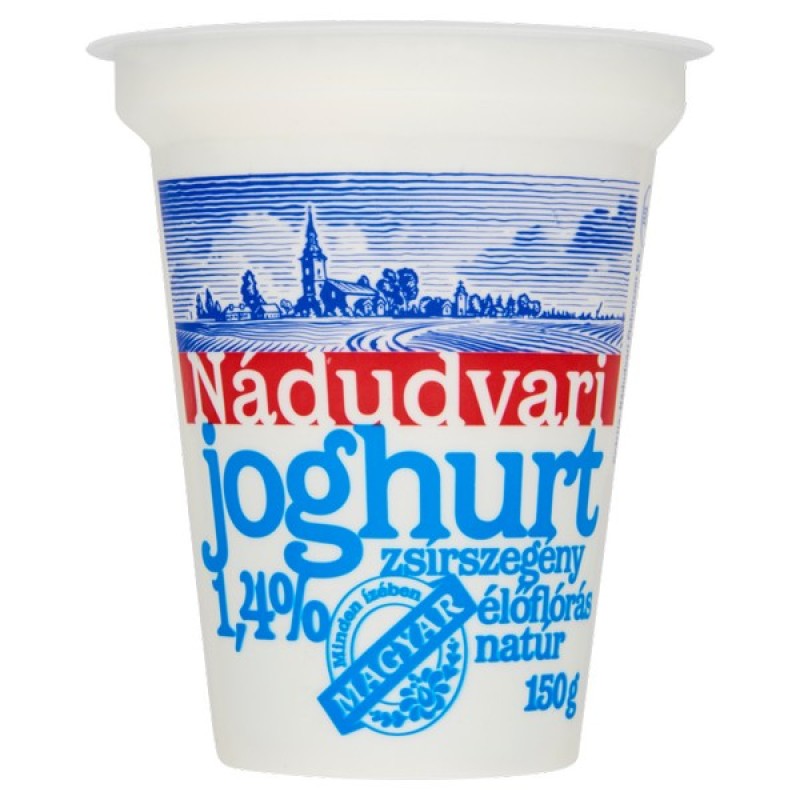 Nádudvari élőflórás zsírszegény natúr joghurt 1,4% 150 g