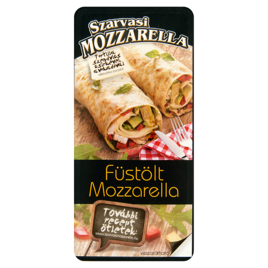 Szarvasi Mozzarella szeletelt sajt 100 g füstölt