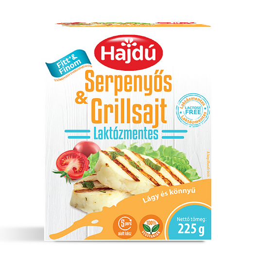 Hajdú serpenyős & grillsajt 225 g laktózmentes