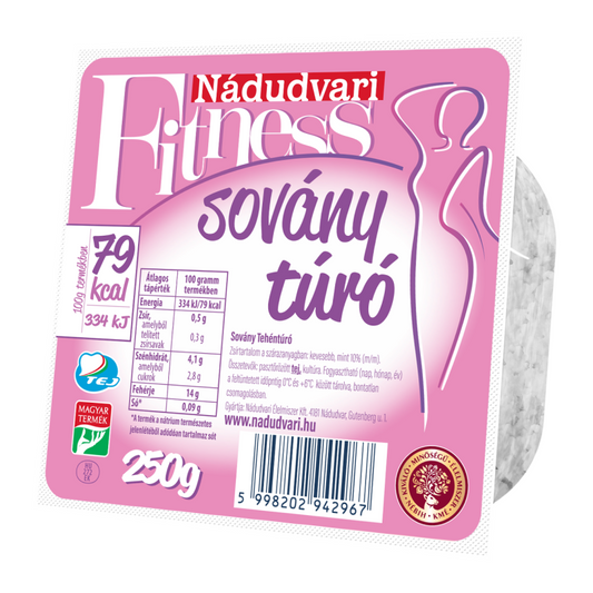 Nádudvari Fitness sovány tehéntúró 250 g