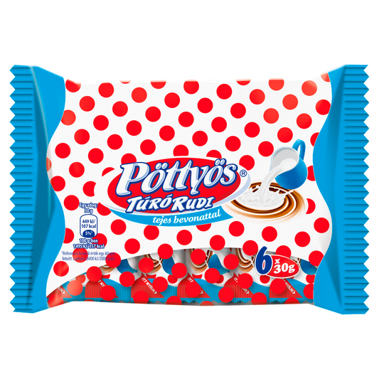 Pöttyös Túró Rudi 6x30 g tejbevonóval