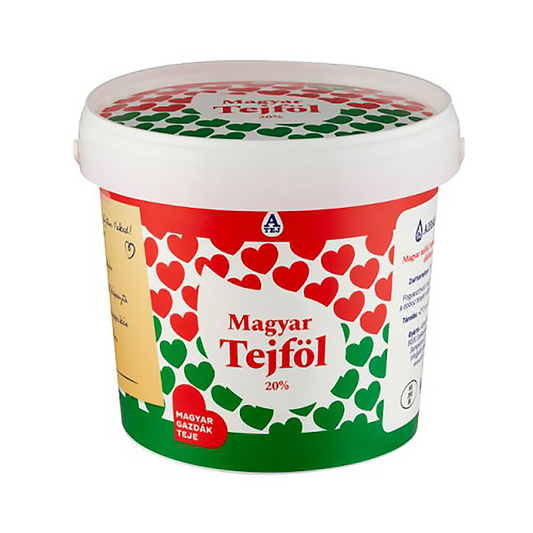 Magyar tejföl 800 g 20% vödrös (Alföldi tej)