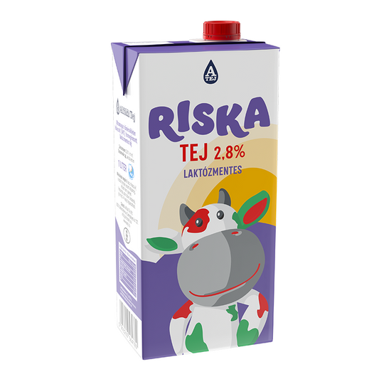 Riska UHT tartós tej 1 l 2,8% laktózmentes
